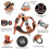 HEELE Dog Harness No Pull Release on Neck Reflective Adjustable Dog Harness with Front Back 2 Leash Attachments and Soft Padded Control Handle for 4