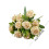 Bouquet de fleurs artificielles beige 30 cm 3
