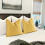 Housses de coussin en chenille 50 x 50 cm (lot de 2) 4
