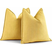 Housses de coussin en chenille 50 x 50 cm (lot de 2)