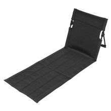 Silla plegable de camping con respaldo – Asiento portátil para la playa, la piscina y picnics | Ligera, compacta, incluye bolsa de transporte