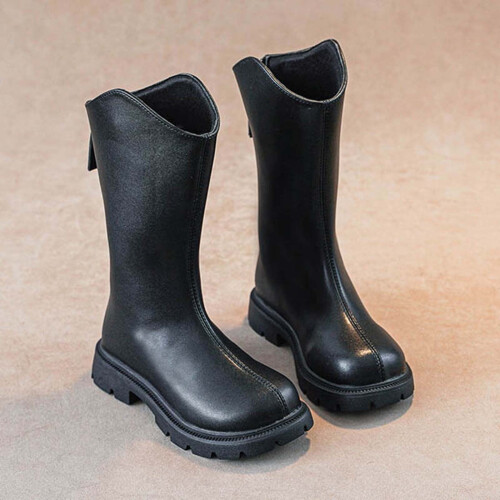 Μπότες για κορίτσια Unisex - Παιδικές μπότες μέχρι τη μέση της γάμπας για νήπια, 2