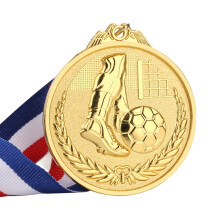 Olympic-Style Football Award Medals (Gold/Silver/Bronze) with Ribbon – Party Favors & Sports Awards