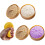 Giant Glitter Dumpling Squishy Toy Yellow 1pc 6
