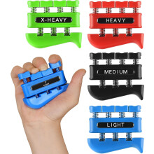 Finger Strengthener Hand Grip Workout for Therapy upto 11lbs 4 Pack