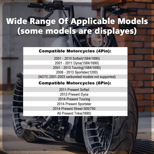 OBD2 adapterkábel Harley Davidsonhoz, 4 és 6 tűs 1