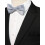 2 Packs Solid Color Pre-tied Bow Tie Adjustable Bowtie for Men 2