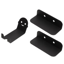 Juego de ganchos de hierro para montaje en pared de bicicletas para ahorrar espacio