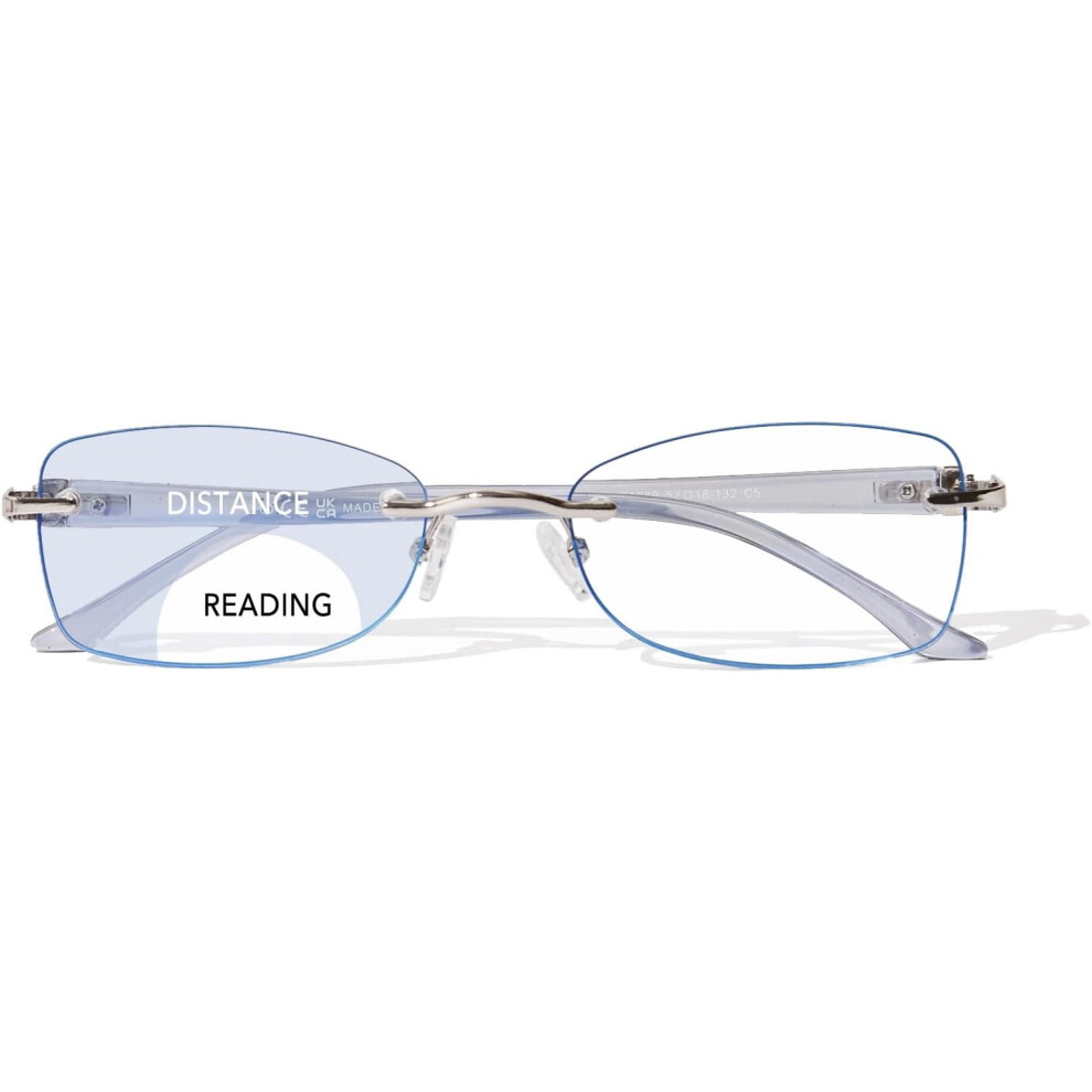 Rimless Bifocal Reading Glasses â 5 Colours