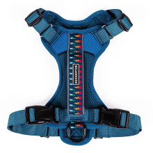 Wilderdog Lightweight Dog Harness with Reflective Straps - Small - Pacific Blue