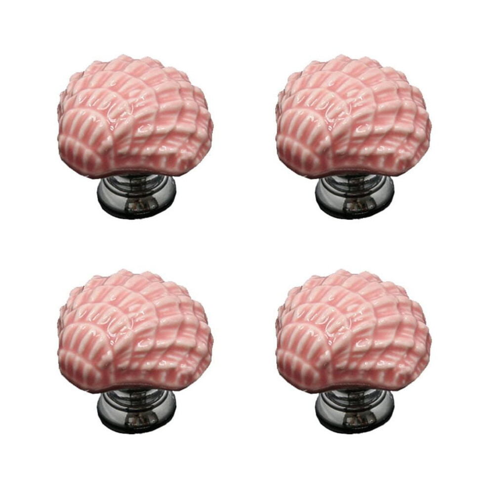 Ounona Knobs Handles Cabinet Door Drawer Ceramic Cupboard Seashell Pulls Kitchen Knobdecorative Dresser Nautical Shell Knobs 9485826292999