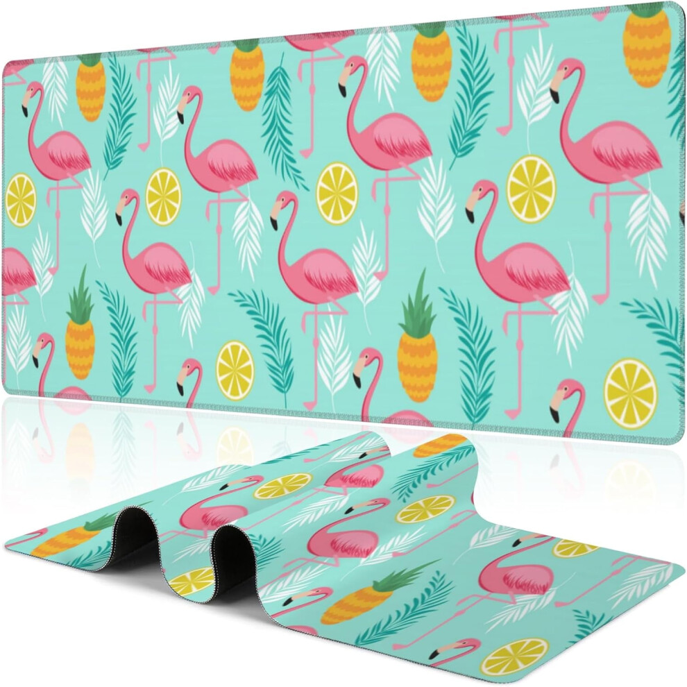 Flamingo Desk Mat 31.5 X 11.8 Inches Pink 9104899490971