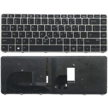 Tastiera nera retroilluminata per laptop HP EliteBook745-G3/G4,