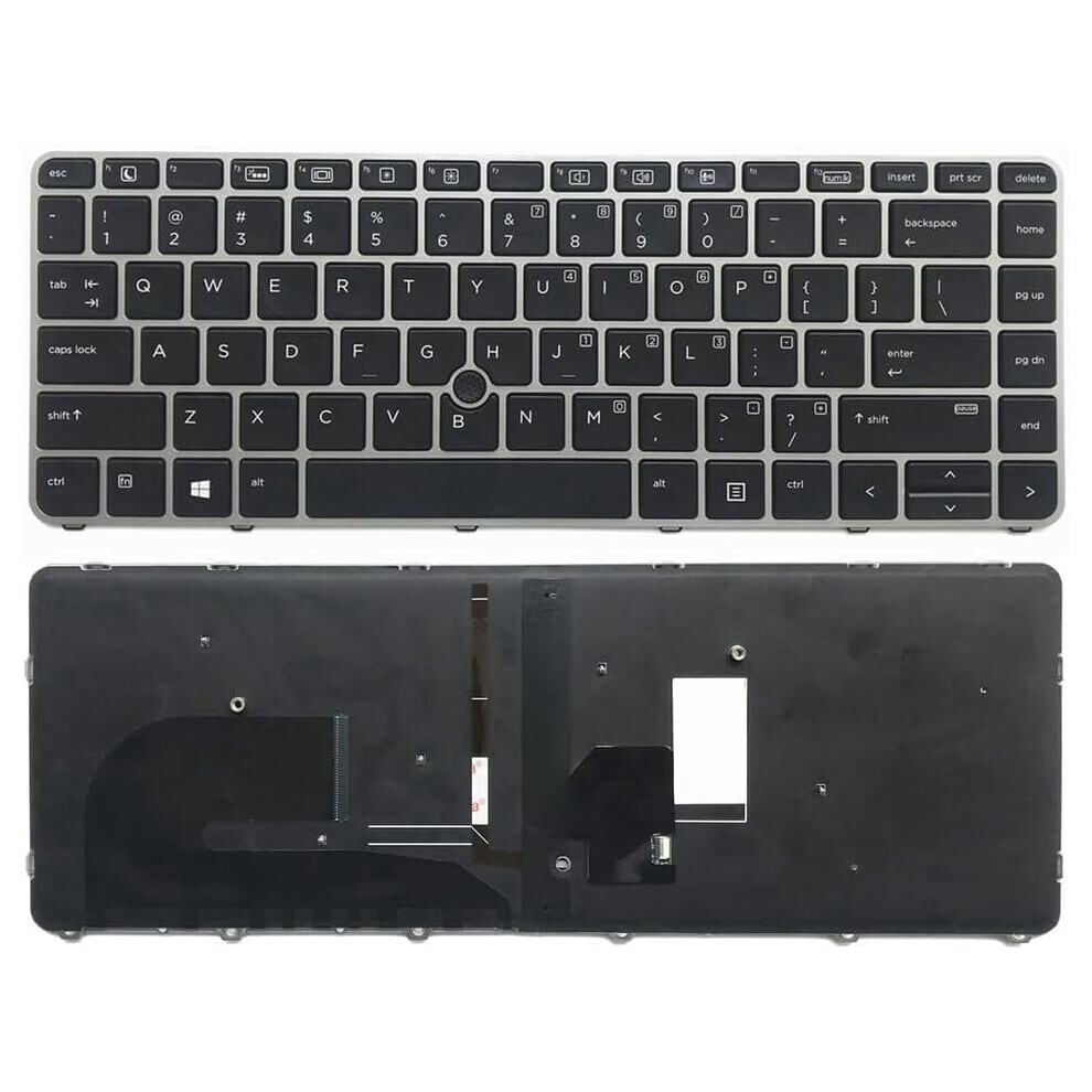 Backlit Laptop Keyboard For Hp Elitebook 745-G3/G4, Black 9104899490988
