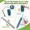 4Pcs Reusable Microfiber Duster Refills Compatible with Extendable Pole – Washable, Bendable, Damp & Dry 5