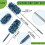 4Pcs Reusable Microfiber Duster Refills Compatible with Extendable Pole – Washable, Bendable, Damp & Dry 2