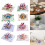 Κάρτα Garden Up Κάρτες Up Κάρτες Fly Out Effect Elegant3D Ευχετήρια Κάρτα με Λουλούδια για την 1