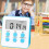 Digital Kitchen Timer with Bright LED Display Battery Operated Stopwatch Clock Effective Time Management Accessories 2