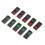 Battery Marker Button & Display Indicator Stickers (10pcs), Compatible with D-cell batteries 3