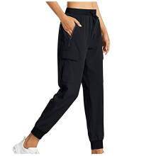 Pantaloni cargo pentru femei, lulshou, pantaloni de jogging din nailon, pentru uscare, pentru drumeții, sport, fitness, agrement în aer liber,