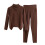 Set pigiama termico da donna a maniche lunghe, comodo e caldo per l'inverno. 1