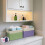 3 Pack Linen Storage Bins 15" x 11" x 9.5" 5
