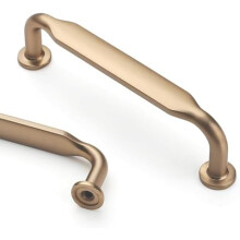 Mânere de dulap de bucătărie, culoare bronz șampanie, 3 inci (76 mm), pachet de 10, accesorii pentru dulapuri de bucătărie, pentru mânere de