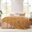 Waffle Throw Blanket Twin Size 66x90 in Brown 4