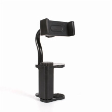 Justerbar gitartelefonholder svart 1 stk.