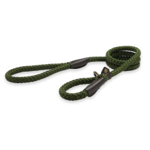 Ancol Heritage Nylon Rope Slip Lead Green 1.22m X12mm Sz 4-8