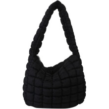 Puffer Tote Bag Dames Gewatteerde Grote Schoudertas Puffy Bubble Hobo Geplooide Tas Nylon Gevoerde Cloud Crossbody Tas 2023