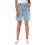 Dames blauwe aansluitende jeansshorts maat M 1