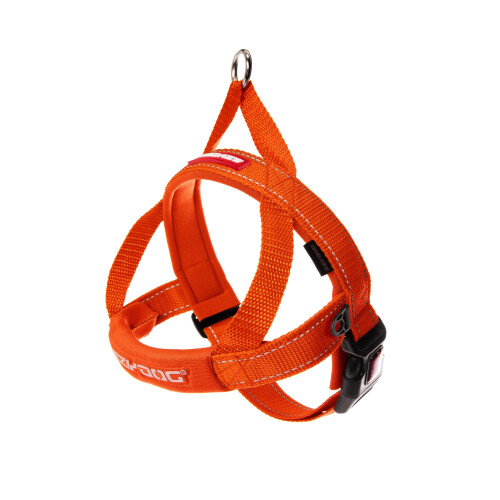 EzyDog Quick Fit Dog Harness - Premium Padded No-Pull Harness, Burnt Orange, Small