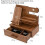Handy-Dockingstation aus Massivholz mit Schublade 4