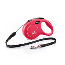 flexi New Classic Cord Retractable Lead Red Small 8m 12kg