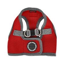 Puppia Soft Vest Dog Harness II and adjustable harness for small or medium dogs,Wine Red