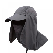 Solhatt, snabbtorkande fiskekeps UV-skyddande hattar avtagbar basebollkeps för unisex män kvinnor