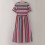 Robe de princesse à rayures à manches courtes pour petites filles 5