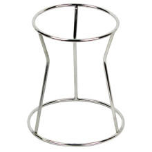 Stainless Steel Funnel Holder Stand – Removable, Stable Shelf for Cake & Octopus Ball Dispenser, 6.69"x5.70"x5.70", Silver