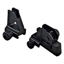 Iron Sights Grade Model Rear & High Profile Front Sight for Picatinny Rails