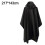 Black waterproof hooded rain jacket unisex 2