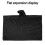Black waterproof hooded rain jacket unisex 4