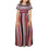 Robe de princesse à rayures à manches courtes pour petites filles 2