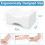 Memory Foam Knee Pillow for Side Sleepers 10.6" 2