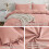 Set copripiumino matrimoniale rosa corallo, 3 pezzi 2
