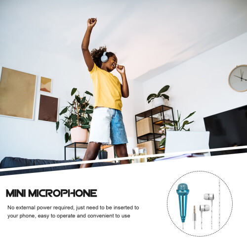 Mini Round Button Microphone Speaker for Audio Recording Voice 2