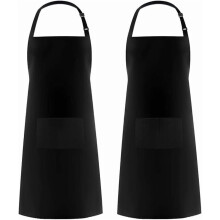 2er-Pack Baumwoll-Lätzchen mit verstellbarem Nackenband