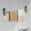 Strong Suction No Drill Space-saving Durable Multi-functional Towel Rack 4