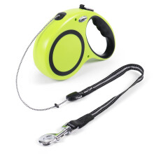 30FT Retractable Dog Leash 30 FT?360? Tangle-Free Dog Walking Leash forMedium and Large Dogs up to 77 lbs one-Hand Brake, one-Button Pause,