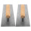 Stainless Steel Flat Trowel 2Pcs 8.1In 5